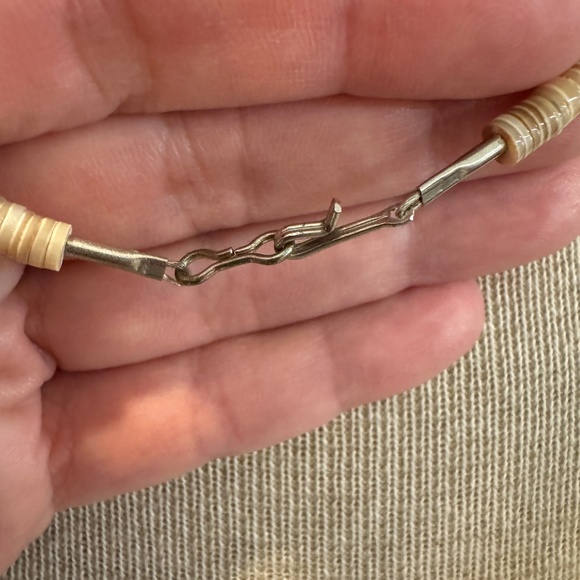 Vintage HEISHI Disc TURQUOISE Accents 17" NECKLACE Southwestern NATIVE American - Picture 4 of 6